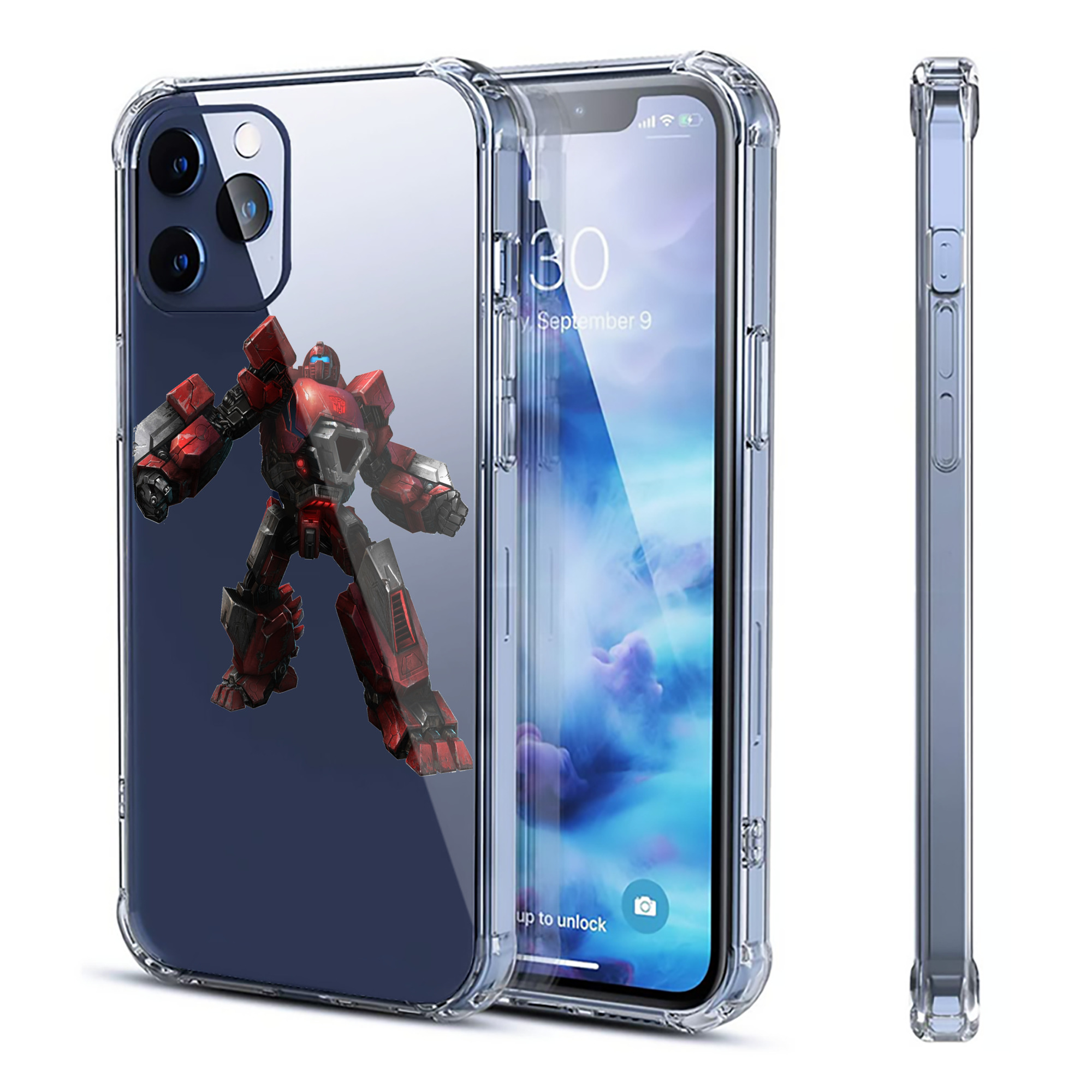 （画像用）  【iPhone 12シリーズ対応】透明スマホケース（クリアソフトケース）